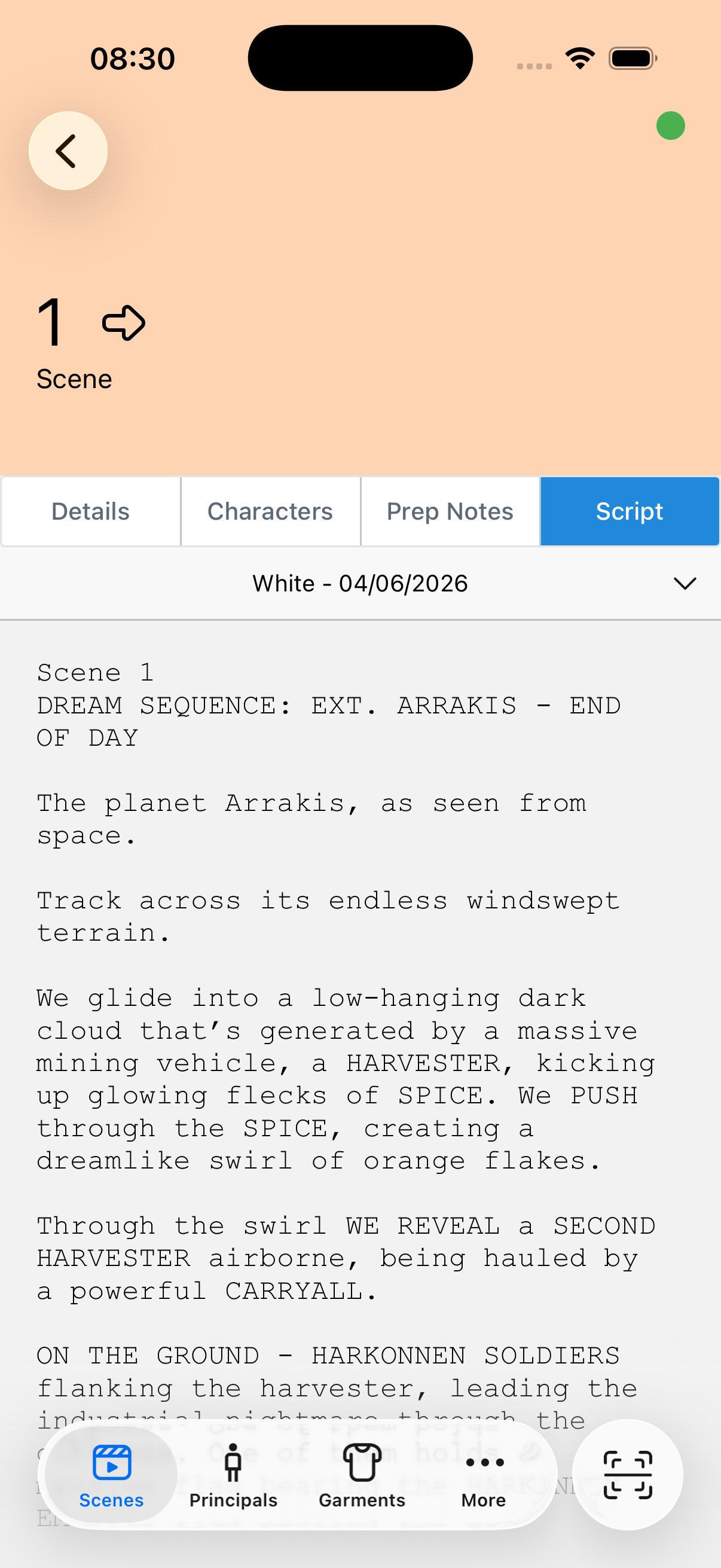 On set script access without the paper
