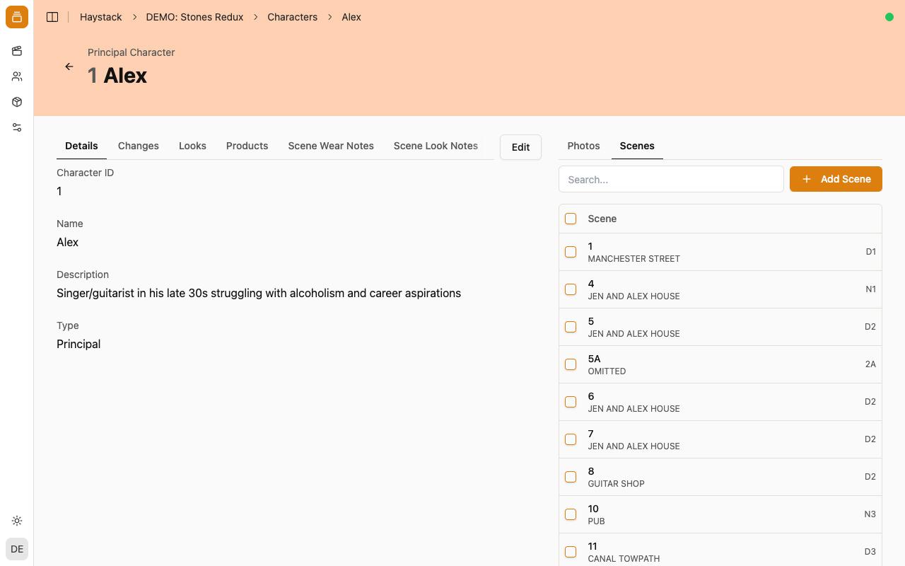 Haystack web app